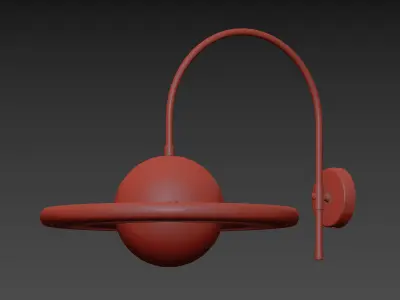 21st Century Adjustable Glass Sconce from Merve Kahraman 3D model