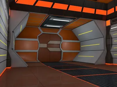 Sci Fi Room  3D model