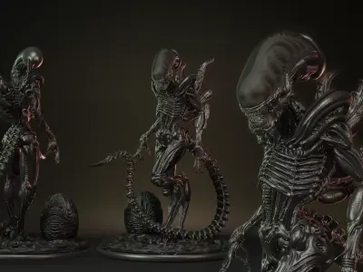 Xenomorph 3D Model 3D print model