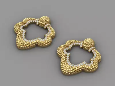 Earring 03 3D print model