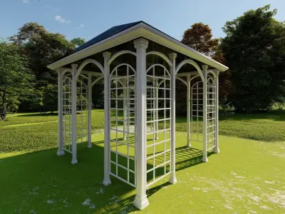 Gazebo 3D model 5