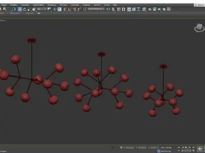 NABILA CHANDELIER Low-poly 3D model