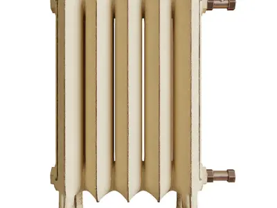Retro radiator Free 3D model