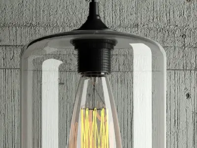 Hanging lamp 11 Loft Design 3D model