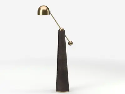 Apparatus Metronome Articulating Floor Lamp 3D model