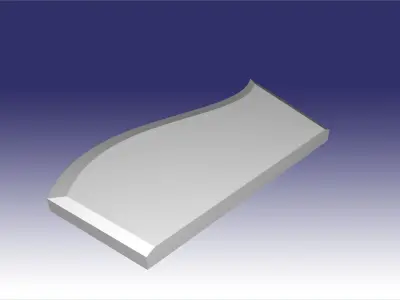 headstone wave dbl 3D model