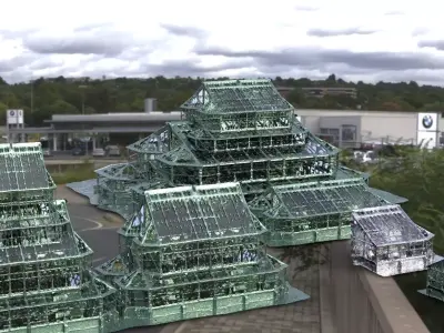 Green house collection kit bash 3D model