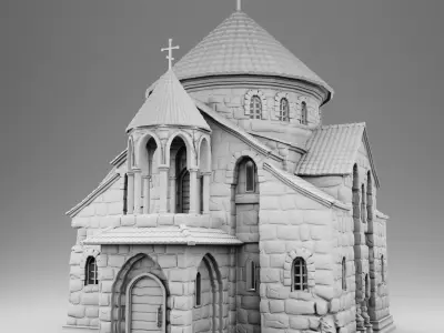 The old church 3D print model