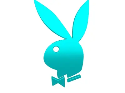 Playboy Logo v1 008 Free low-poly 3D model