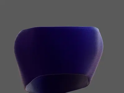 Gas mask helmet 3d model scifi Low-poly  Low-poly 3D model