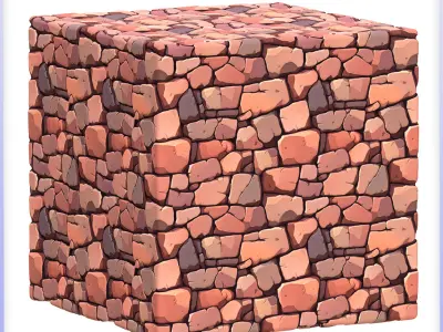  Stylized Wall Seamless Texture Texture 11