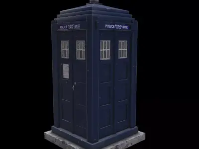 Police Box 3D model