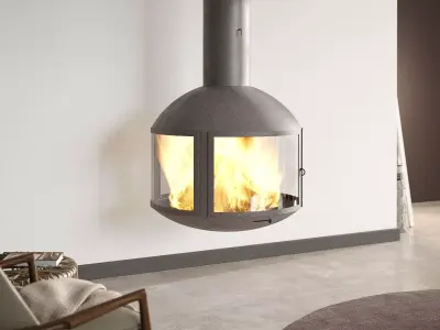 Agorafocus 850 Fireplace 3D model