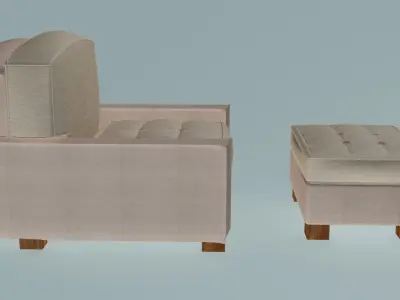 Chelsea Club Lounge Chair 3D model