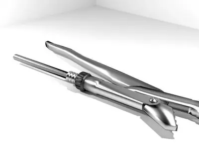 Mechanical Handtools - Plumber Wrench 3D model