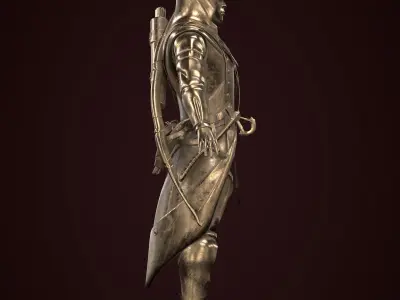 Assassins Creed III - Connor Kenway Low-poly 3D model