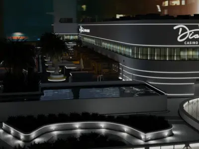 GTA 5 Diamond Casino exterior Low-poly 3D model