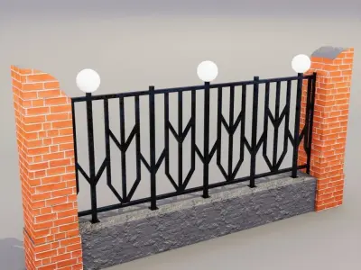 Exterior models Low-poly 3D model