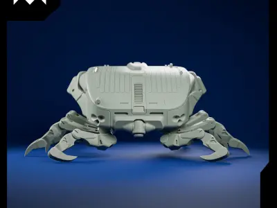 BoxCrab 3D print model