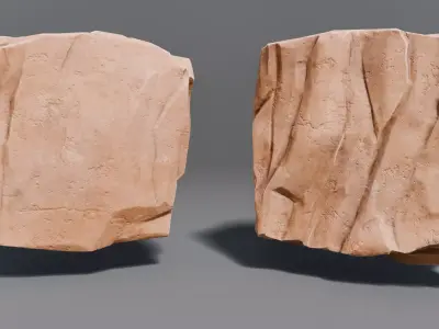 Rocks Toning -The stylized Rocks Pack Low-poly 3D model