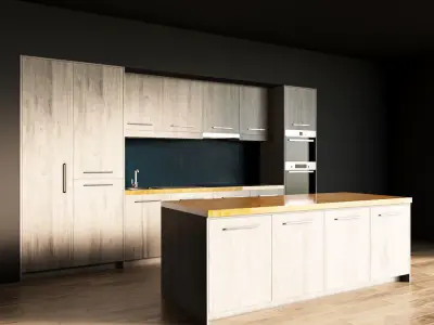 31-Kitchen7 texture 3 3D model
