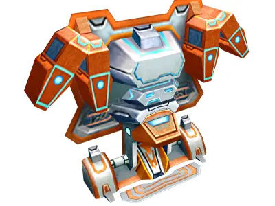 Wall Fortress - Laser Type 06 3D model
