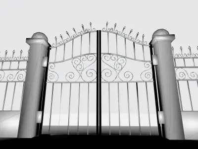 Gate 3D V6 3D print model