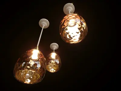 Vintage Ceiling Lamps 3D model