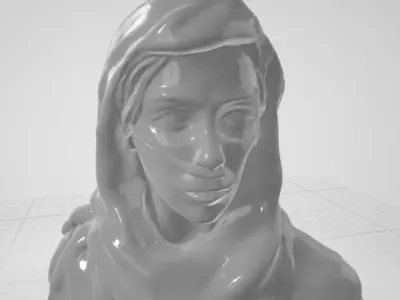 Fremen female warrior 3D print model