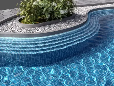 SWIMMING POOL NO119 A 3D model