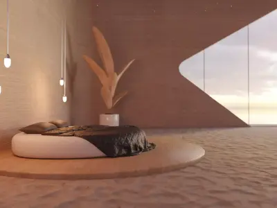 Meta Homes - 02 - Baked Low-poly 3D model