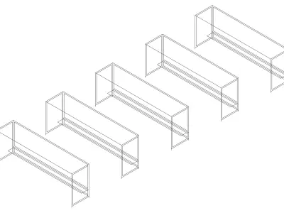 Simple Bus Stop 3D model