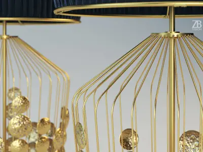 Grapes Table Lamp 3D model