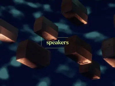 Retro 90s speakers - Altec Lansing ACS90 Free 3D model