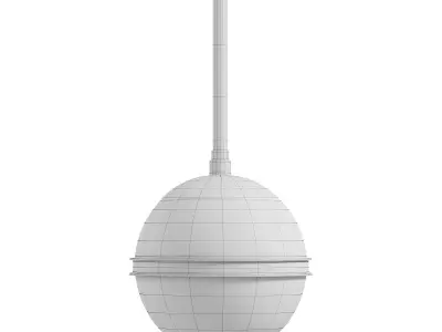 Truax Aged Brass Stripe Chandelier By Crystorama 3D model