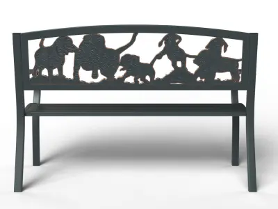 Street Bench 3D model order