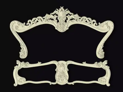 headboard and footboard 3D model
