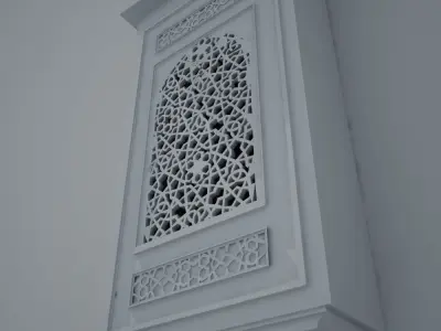 Arabic Window Mashrabiya 05 - Cairo - Egypt 3D model