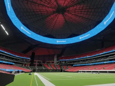 Mercedes-Benz Stadium Atlanta 3D model