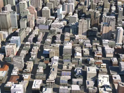 City 127 Low-poly 3D model