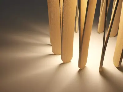 F23 Stick 01 3D model