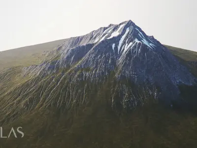 Atlas - Alpine Mountain 3D model