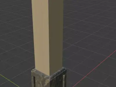 Architectural Column 3D model
