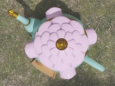 Teapot Miniature House 3D model