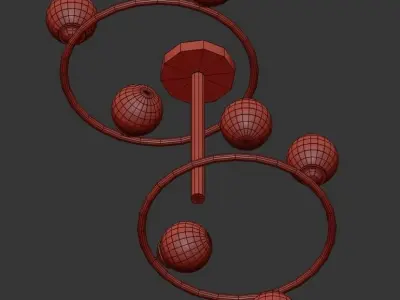 Contemporary 7 3D model