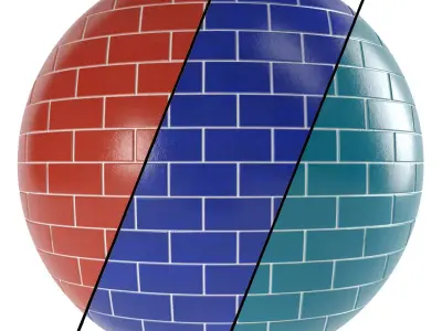 Glass Tile Materials 2- Pbr 4k By Sbsar File Texture