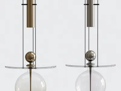 Perfume Sphere Ceiling Light 3D model