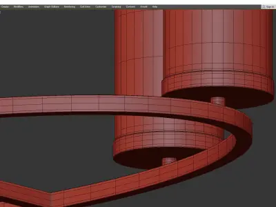 DAIMLEN OVAL CHANDELIER Low-poly 3D model