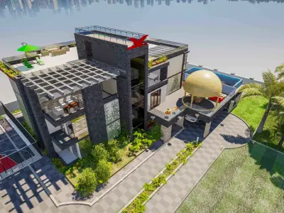 Mansion 3D model