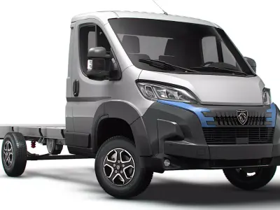 Peugeot Boxer Chassis SingleCab L2 2026 3D model